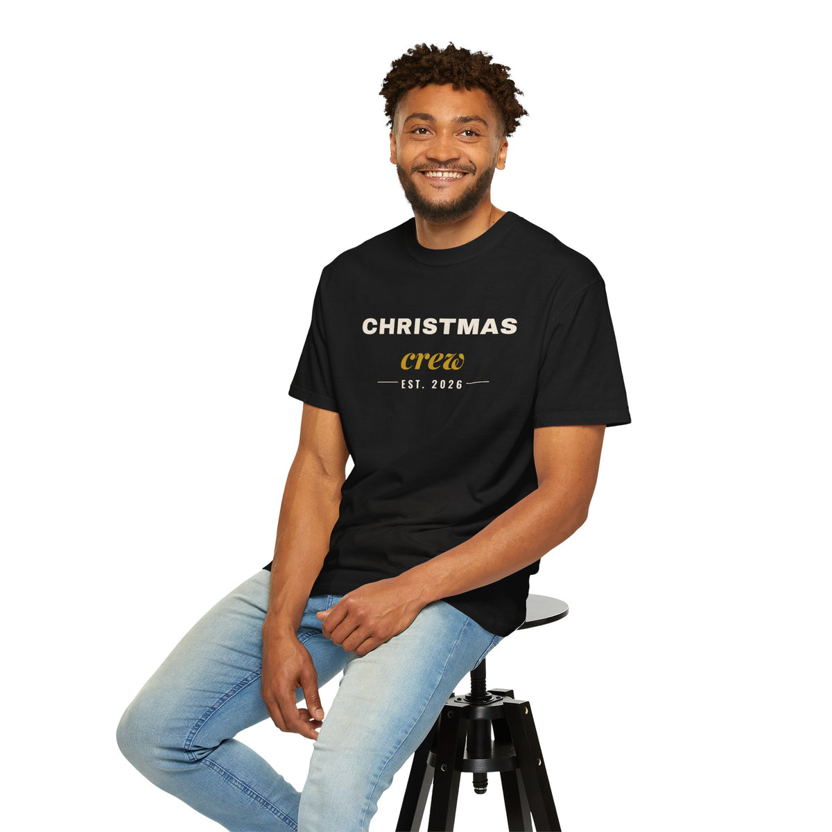 Christmas Crew Shirt 2026, Comfort Colors Matching Family Christmas Tee, Unisex Group Christmas T-Shirt, Family Photo Holiday Shirt
