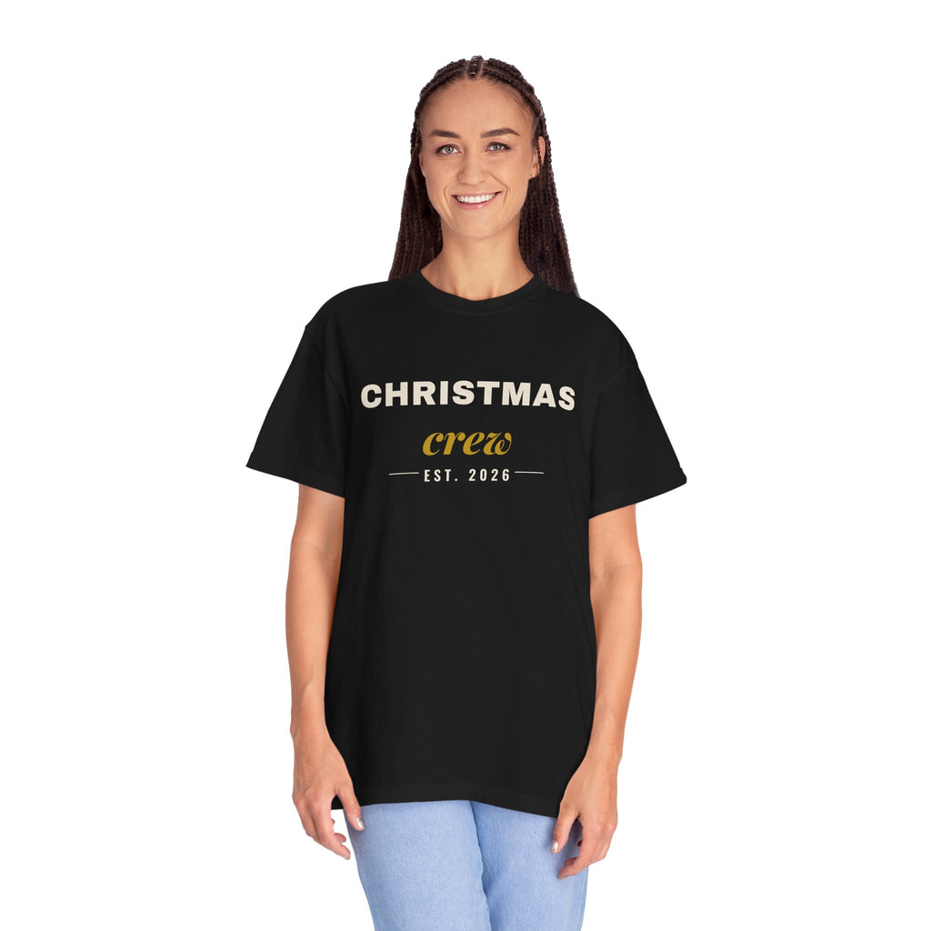 Christmas Crew Shirt 2026, Comfort Colors Matching Family Christmas Tee, Unisex Group Christmas T-Shirt, Family Photo Holiday Shirt