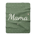 Personalized Mama Blanket with Kids Names, Sherpa Fleece Throw, Christian Mom Gift, Proverbs 31:28