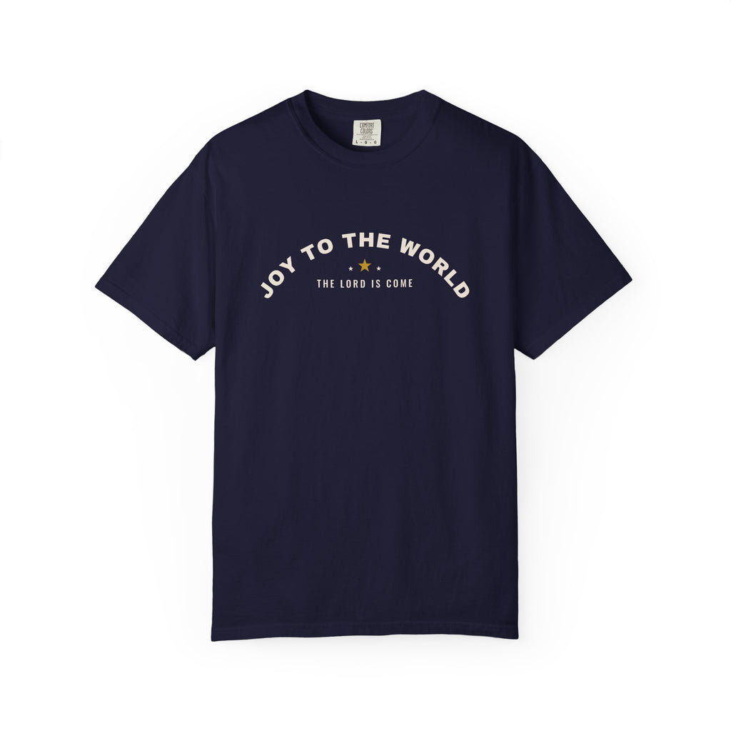 Joy to the World The Lord Is Come Christian Christmas t-shirt