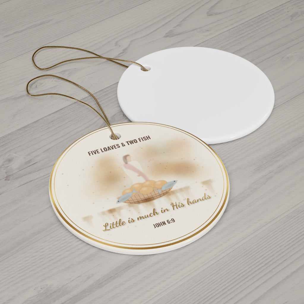 Five Loaves and Two Fish Christmas Ornament - John 6:9